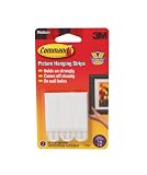 3m Command 9 Packs Of 3 Medium Picture Hanging Strips Each Pair Holds Up To 1kg 2lb 70mm X 19mm pack Of 9