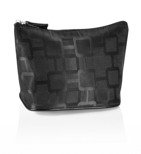 Black Jacquard Cosmetic Purse