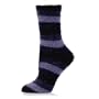 Biella Women Lexy Extra Fine Merino Wool Multi-Stripe Crew