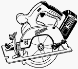 Tools : Milwaukee Elec. Tool 631022 18V 6-1/2' Cordless Circular Saw