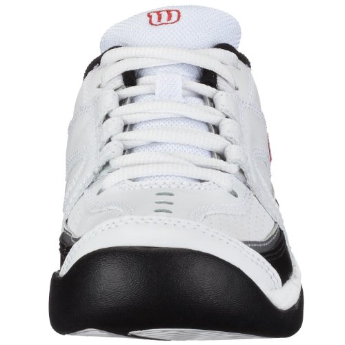 Wilson Pro Staff Advantage wrs979600045, Unisex - Kinder Sportschuhe - Tennis, weiss, (weiß/schwarz/silber rot), EU 37 2/3, (US 5.0), (UK 4.5)