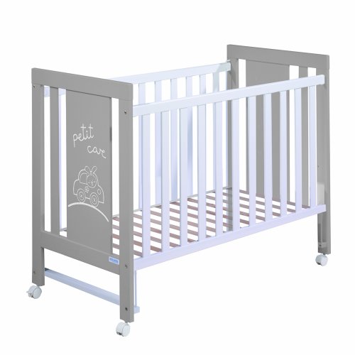 Imagen 1 de Micuna - Cuna de 120x60 petit car gris/blanco