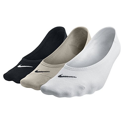Nike Womens 3-Pack Multicolor Lightweight Footi