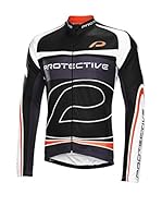 PROTECTIVE Maillot Ciclismo Matthew Ls (Negro)