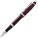 Cross Special Distinctively Dapper-affinnity Crimsonly Royal Red and Cross Signature Mid Ring with Black Gel Ink Rollerball Pen