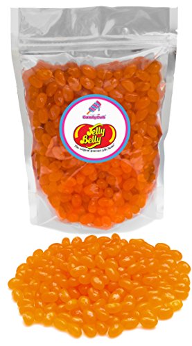 Jelly Belly Sunkist Tangerine Jelly Beans 1lb (1 pound ) in resealable stand-up bag