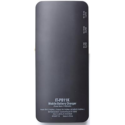 Intex IT-PB11K Intex IT-PB11K 11000 mAh Power Bank- Black 11000 mAh (Black) 