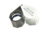 MJ37801L Professional Quality 10x Triplet Loupe, LED-Illuminated, 21mm