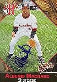 Albenis Machado, Harrisburg Senators - Expos Affiliate, 2001 Multi-Ad Sports Autographed Card