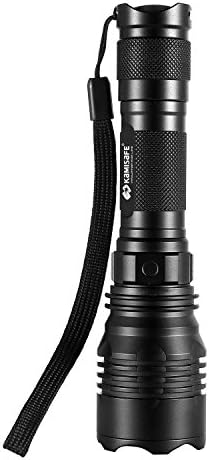B5M KM-T601 Super Bright Handheld LED Tactical Flashlight Lamp Cree XML T6 5 Modes Waterproof Flashlight with Wrist Strap
