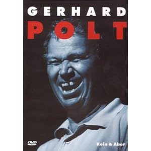 Gerhard Polt - Gerhard Polt  ~Gerhard Polt (Darsteller)  Durchschnittliche Kundenbewertung:    Versandfertig bei Amazon in 4 bis 6 Wochen   Kurzbeschreibung   Gerhard Polts Bühnenpräsenz ist legendär: Ohne Kostümierung, allein durch Habitus, Mimik und Sprache verleiht er seinen Figuren Kraft und absolute Glaubwürdigkeit. Erst- und einmalig: Gerhard Polt mit seinen großen Bühnennummern auf DVD. 01 Bad Hausen 02 D Anni.