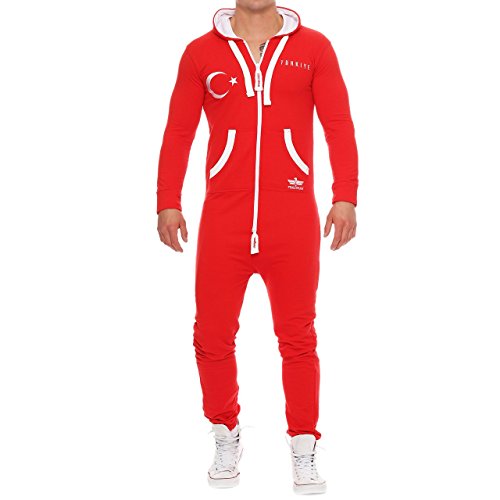 95Z5 Finchman Herren Jumpsuit Overall Onesie Fußball Türkei S
