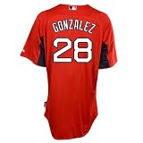 Adrian Gonzalez Boston Red Sox Majestic Authentic Cool Base On Field Batting Practice Jersey