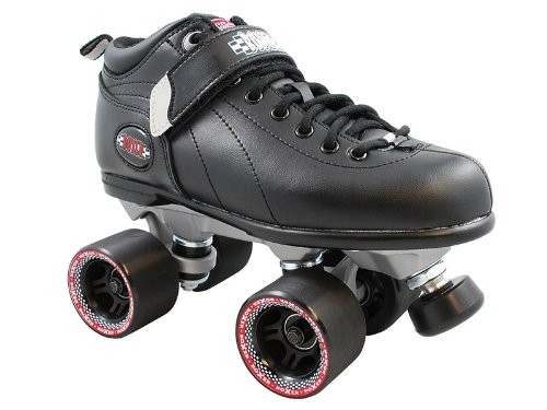 Boxer Black Mens Boys Ladies Womens Girls Kids Childrens Youth Quad Speed Roller Skates
