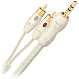 AudioQuest class 1 audio cable - mini to RCA plugs 1m (3.28') stereo pair