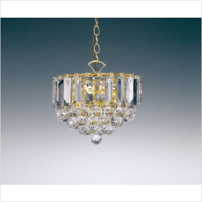 Endon Ceiling Pendent/Brass Plated With Acrylic Spheres/Max 3 X 60W BC