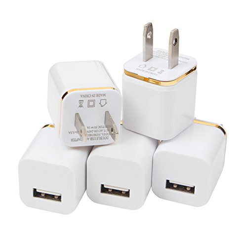 Wall-ChargerBundle-5pcs-1A-5V-USB-Wall-Home-Travel-Charger-Plug-Power-Adapter-for-iPhone-66s-Plus-5S-4S-Samsun