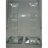 Badash Crystal Candlesticks Clear Pair