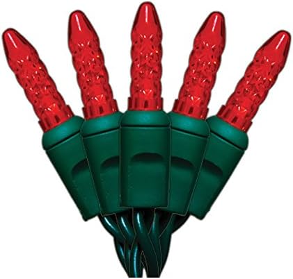 Brilliant Brand Lighting Seasonal Decoration Red Brilliant BrandLED M5 70 String Light Set 4" Spacing (Green Wire)