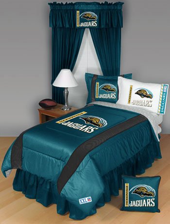 NFL Jacksonville Jaguars Bedding 2 Pc Twin Comforter Set