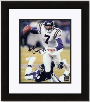 Randall Cunningham Autographed Minnesota Vikings 8x10 Photo - Custom Framed