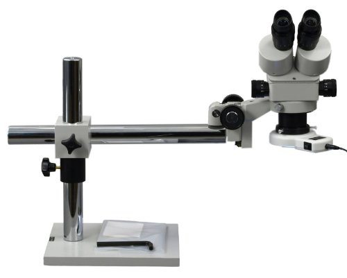 OMAX 3.5X-90X Zoom Binocular Single-Bar Stereo Microscope with 54 LED Ring Light Preview