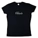 Black Size Large Bride Rhinestone T-shirt title=