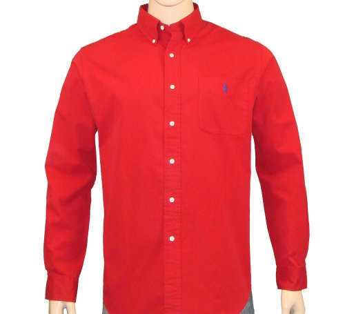 Polo Ralph Lauren classic fit LS Button Down Shirt Red