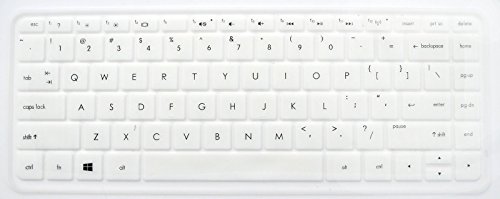 Folox® Notebook Laptop Keyboard Skin Protector Cover for HP Split X2 13-m110dx 13-m010dx 13-g110dx Envy 14-k001t 14-k002tx 14-k003tx 14-k020us 14-k010us 14-k027cl 14t-k100 14-f020us 14-f021nr 14-f027cl 14-e021tx 14-e022tx 14-e023tx 14-e024tx 14-e034tx 14-e035tx 14z-n100 TouchSmart 14 (White)