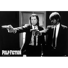 1art1 39100 Pulp Fiction - Guns Poster (91 x 61 cm)