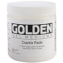 Golden Crackle Paste-8 ounce