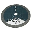 48" Philadelphia Eagles NFL Football Snowman Plush Christmas Tree Skirt #1728