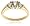 14k Yellow Gold 3-Stone Round Diamond Ring (1 cttw, J-K Color, I2-I3 Clarity), Size 6