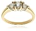 14k White or Yellow Gold 3-Stone Round Diamond Ring (1 cttw, J-K Color, I2-I3 Clarity)