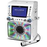 Singing Machine STVG785W Karaoke Machine with Disco Lights