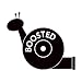 BOOSTED SNAIL TURBO - 5 BLACK - Vinyl Decal Sticker - NOTEBOOK, LAPTOP, WALL, WINDOW, CAR, TRUCK, MOTORCYCLE