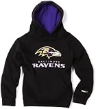 NFL Unisex Infant/Toddler Baltimore Ravens Sportsman Fleece Hoodie - R14C4P24 (Black, 3T)