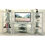 Glass Top Entertainment Center With Stands