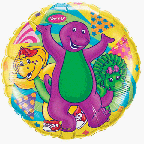 Barney 18 Foil Balloon Toddler by 