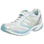 adidas Women's adizero CS Running Shoe,White/Silver/Aqua,8 M