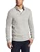 Ted Baker Men's Wasup Half Button Through Funnel Neck Sweater, Grey Marl, 6 Ted Baker Men's Wasup Half Button Through Funnel Neck Sweater, Grey Marl, 6