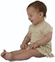 Organic Cotton Girls Body Suit with Skirt (12-18m, Greentea)