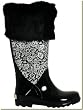 Chooka - Women's Foil Flower Rain Boots