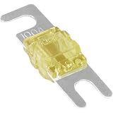 StreetWires FSAFS100 100A AFS Mini-Wafer Fuse 2 Pcs. Yellow