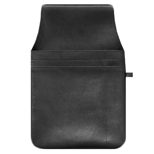 Kellner-Gürteltasche 1, schwarz, PVC