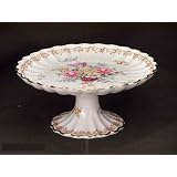 Crown Staffordshire England'S Bouquet #F15831 Footed Compote by 