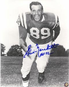 Gino Marchetti Signed Baltimore Colts 8x10 Photo - HOF 72