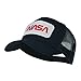 NASA Logo Embroidered Patched Mesh Back Cap - Navy