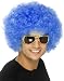 New Mens Womens Child Costume Blue Afro Disco Wigs