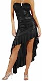 Strapless Cocktail Dress Rhinestone Evening Prom Party Gown